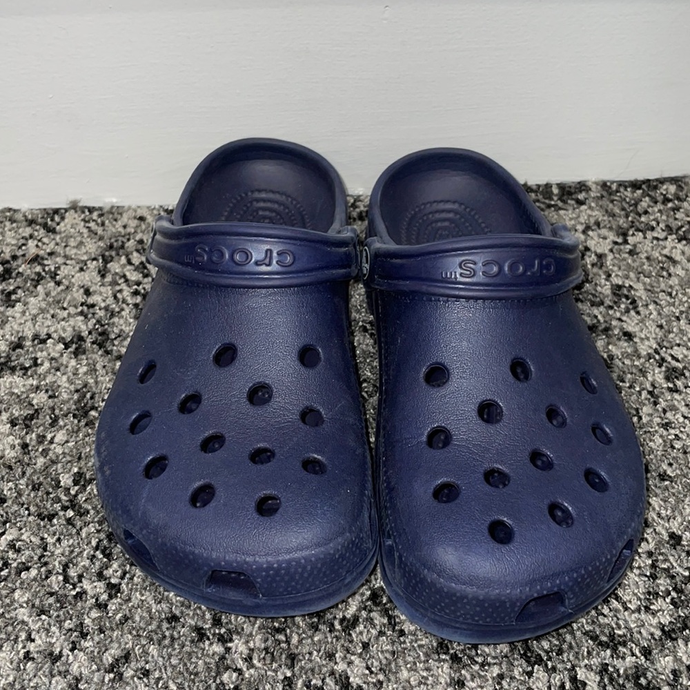 Navy Blue Crocs